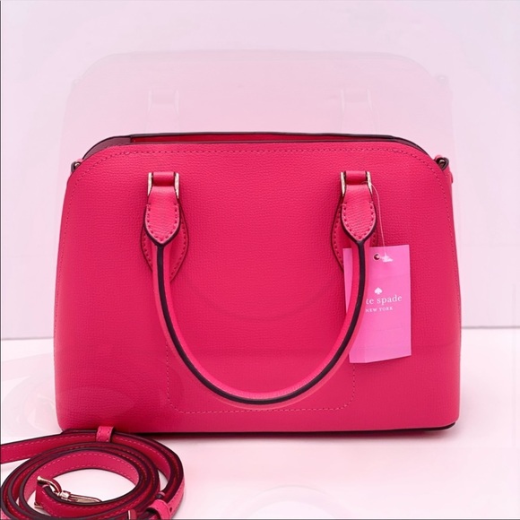 Kate Spade Darcy Small Satchel Crossbody Bikini Pink - Picture 6 of 10